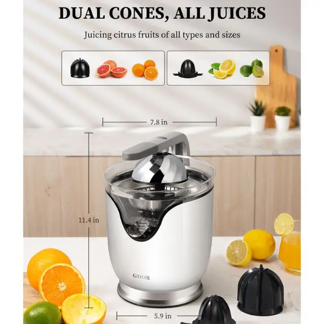 2024 Industrial Ultra Quiet Motor BPA Free Smooth Orange Juicing Machine Brushed Stainless Steel Less Time Cost Electric Juicer - Image 6