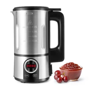 1.2L Soup Maker Machine Self-Cleaning Mode for Quick Soups Baby Food Soy Multi-Function Soup Maker