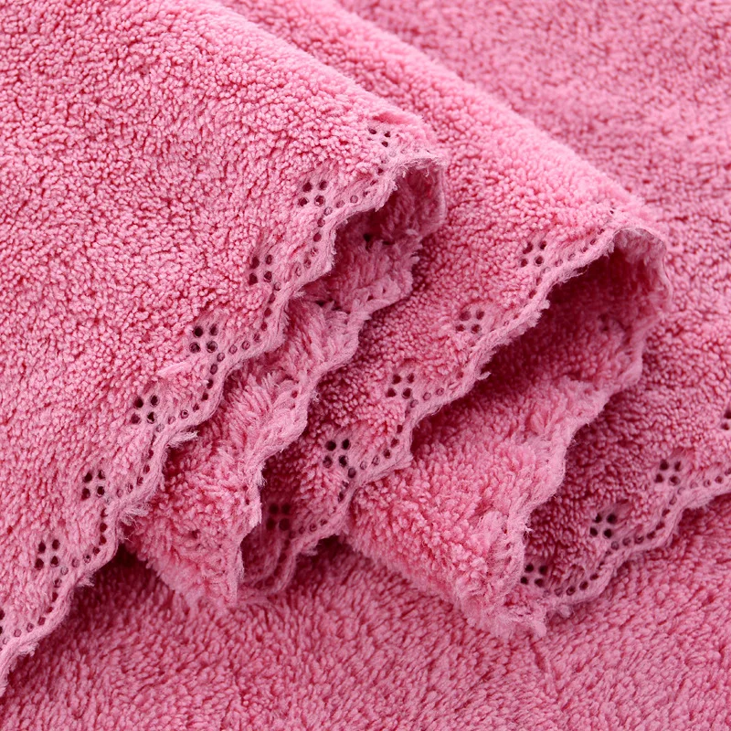 Luxury Embroidery Bath Beach Shower Hotel Dress Microfiber Pack Bath Drying Towel for Wholesale - Image 5