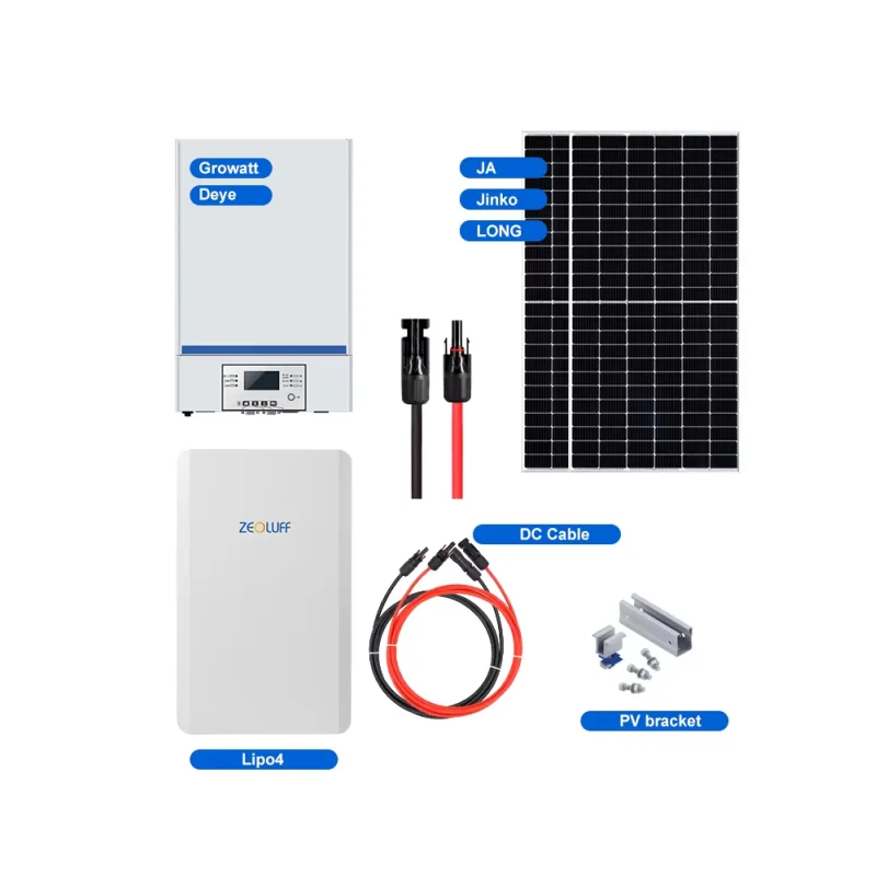 Complete Home Solar Power Generator Station Kit Whole House Solar Power System with MPPT Controller