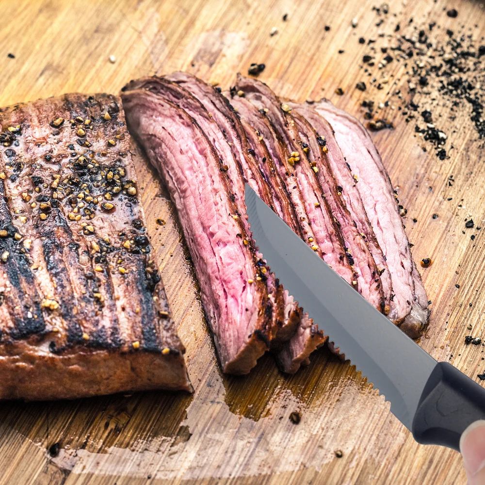 Professional Custom logo 8 Piece Steak Knife Knives Set - Image 3