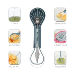 6 in 1 Stainless Steel Carving Tools for Fruits Fruit Carving Knife Set