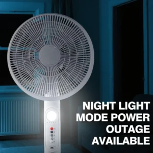 Hot Sale Portable Household Use Rechargeable Strong Wind High-Quality 16inch Solar Floor Fan With Solar Panel