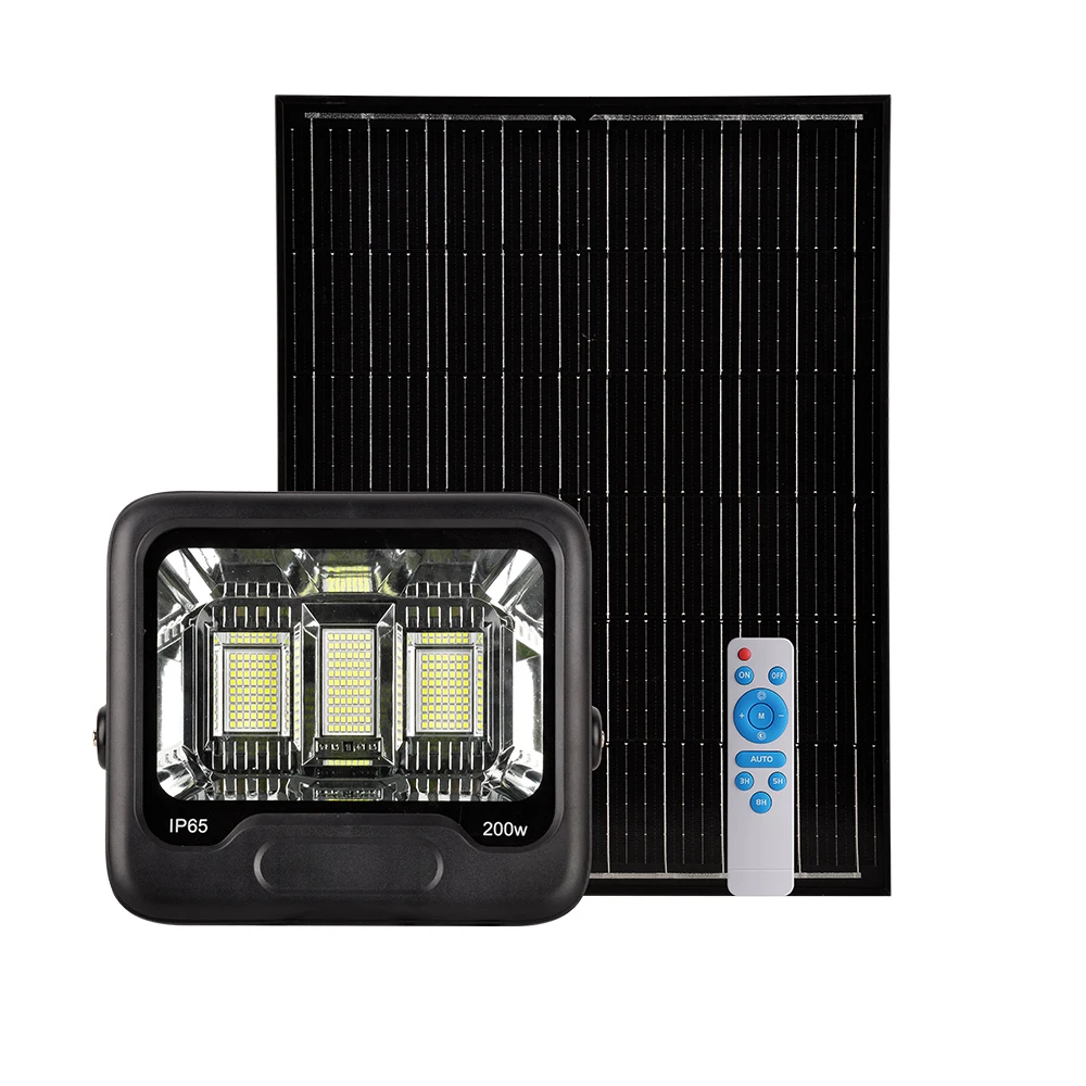 Factory New Outdoor Solar LED Flood Light Lamp IP65 Waterproof Remote Control 100W 200W 300W 400W for Garden Courtyard Road IP6 - Image 4