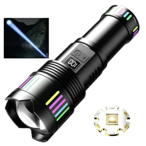 Aeternam 1000m 30w White Laser Long Range Zoomable Waterproof Rechargeable Led Tactical Lantern Torch Light Flashlights