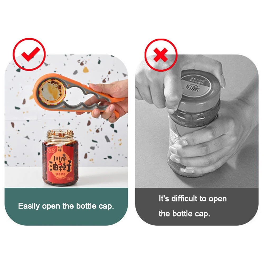 Wholesale Kitchen Gadgets 4 in 1 Multifunctional Manual Beer Tin Can Opener Jar Lid Remover - Image 4
