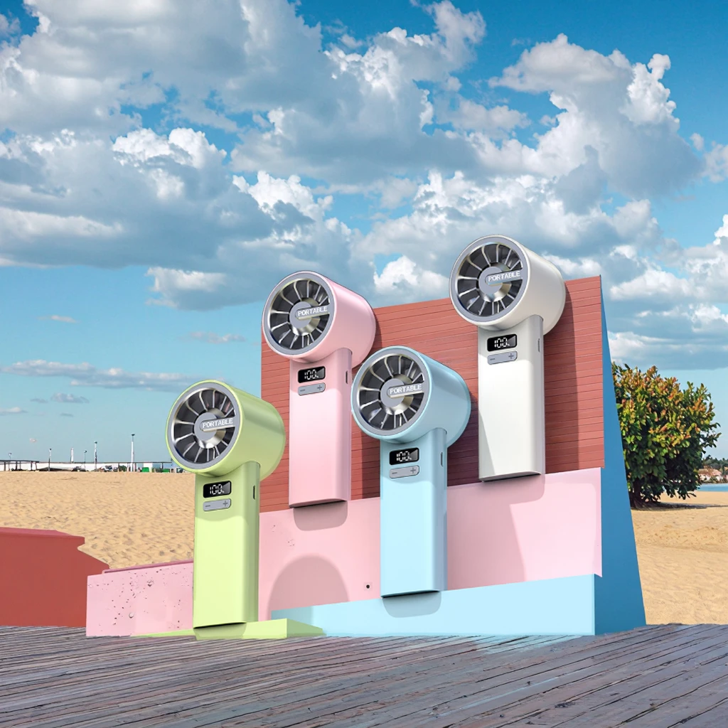 New Hand Small Travel Personal Held Handheld fold Fan 3 in 1 Mini Hand Fan Portable Usb Wedding Gifts for Guests Mini Fan