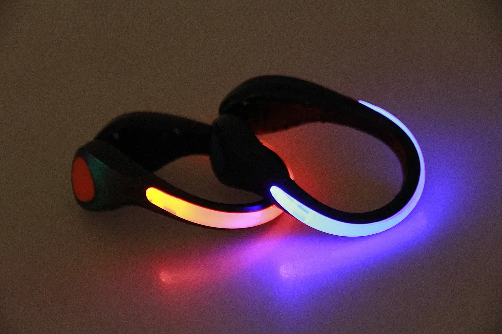 Helius Outdoor Safety Luminous Night Running Shoe Safety Clips Cycling Sports Warning Light Led Sport Running Light - Image 3
