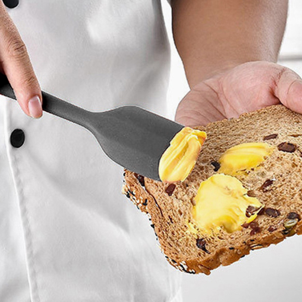 Baking Tools Logo Custom Heat Resistant Silicone Spatula Set for Kitchen - Image 4