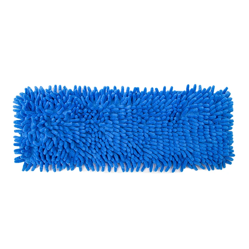 Commercial Factory Microfiber Chenille Mop Wet Flat Mat Cleaning with Chenille Mop Head for Floor Cleaning - Image 5