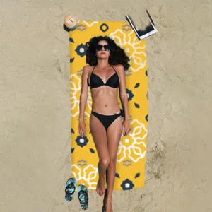 Customized Digital Printed Quick-dry Beach Towel Summer Sea Bath Sports Microfiber Beach Towels