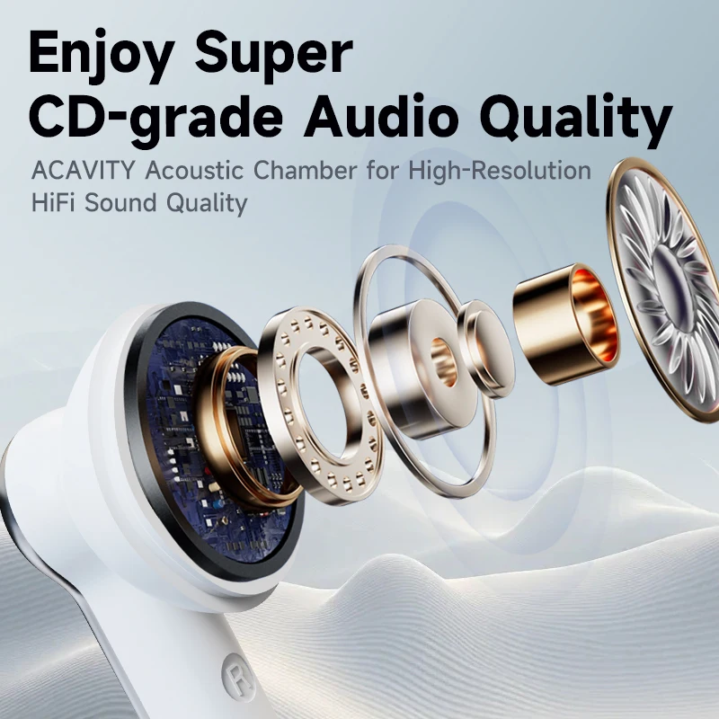 T21 Mission In-Ear TWS ENC Wireless Earbuds BT5.4 Gaming Headphones Earphones Factory Direct Price Manufacturer - Image 3