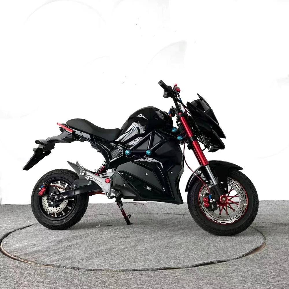 Wholesale 3000W High Speed Electric Motorcycle 80km/h Racing Dirt Electric Bike Motorcycle for Adults - Image 2