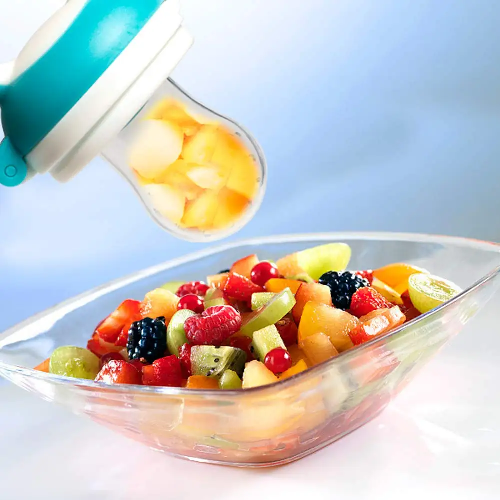 Wholesale Fruit Feeders Pacifiers Newborn Infants BPA Free Natural Organic Silicone Baby Teethers Set - Image 6