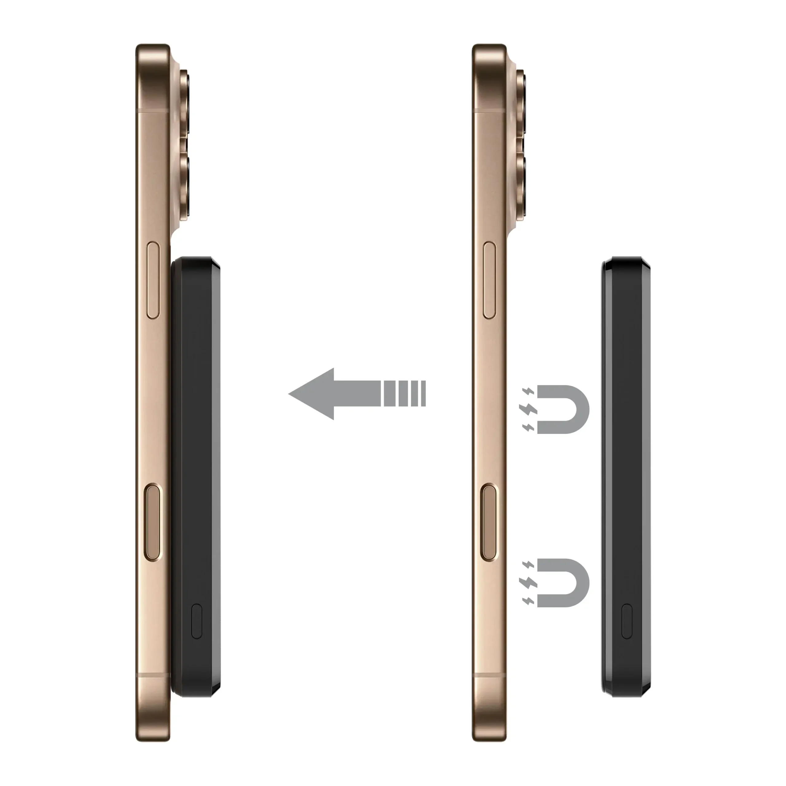 Custom Logo Mini Power Bank 5000mAh Wireless Magnetic Charging Purple Mobile Phone 10000Mah 20W Output Power USB - Image 5