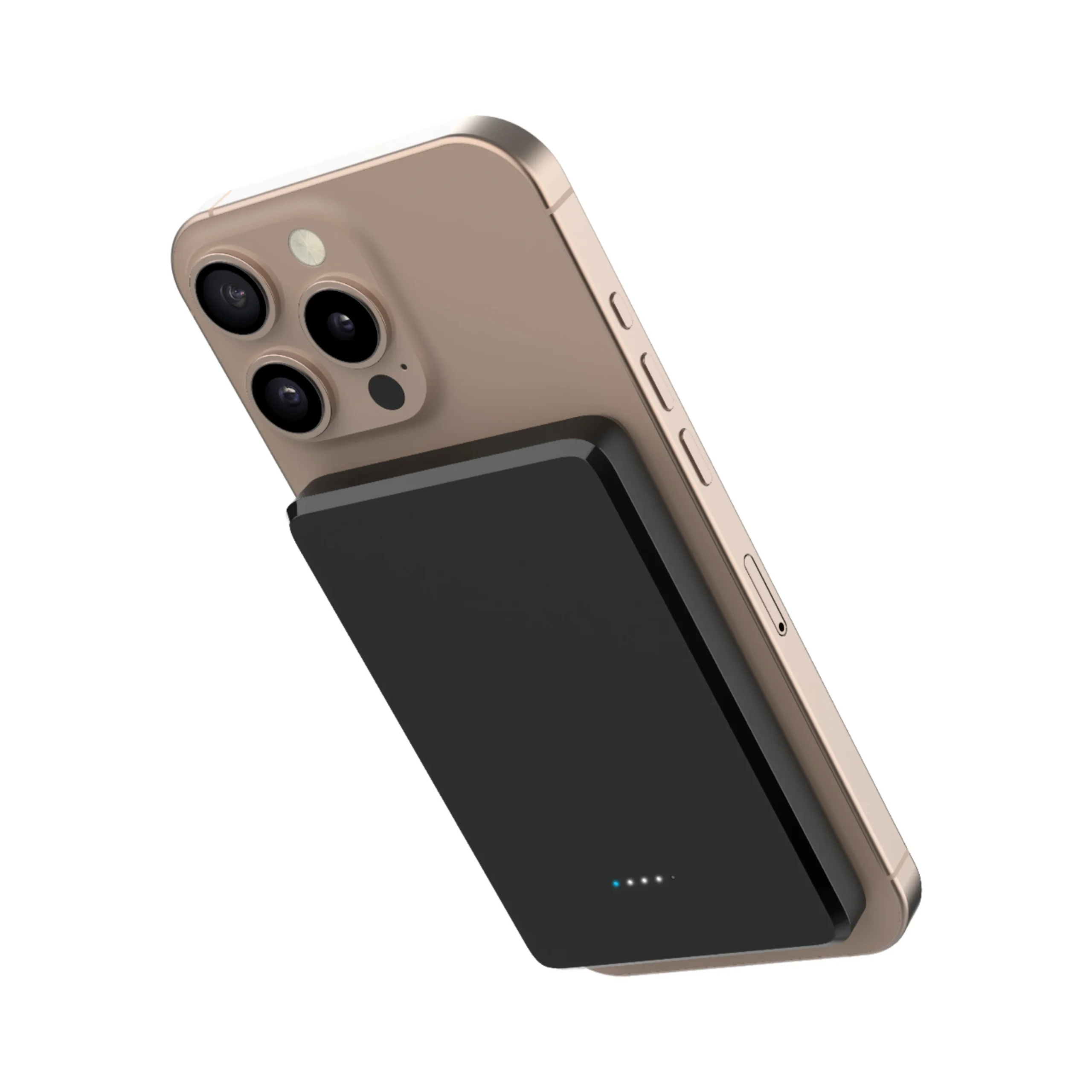 Custom Logo Mini Power Bank 5000mAh Wireless Magnetic Charging Purple Mobile Phone 10000Mah 20W Output Power USB