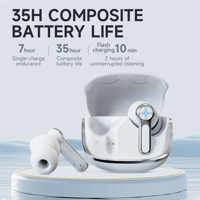 T21 Mission In-Ear TWS ENC Wireless Earbuds BT5.4 Gaming Headphones Earphones Factory Direct Price Manufacturer - Image 4