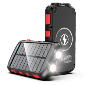 ES965S Cargador Portatil 20000 Power Banks Portable Wireless Powerbank Cargador Solar Power Charger Power Bank Solare 20000 Mah