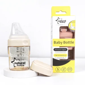 Custom BPA Free PPSU Baby Bottle Anti-Colic Set Wide Mouth Newborns 0-12 Months Small Animal Pattern Milk Teteros Para Bebes