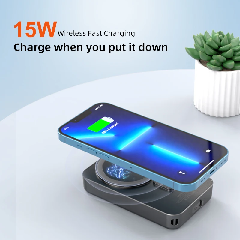 Outdoor Portable Magnetic Solar Power Bank with Wireless Charging - Hot-Selling Wholesale Supply - Image 4