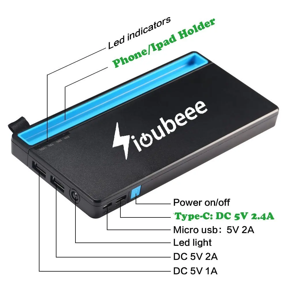 Power Banks High Quality Powerbank Wireless qi Charmast Power Bank 10000mah Wireless Charger Power Bank - Image 6