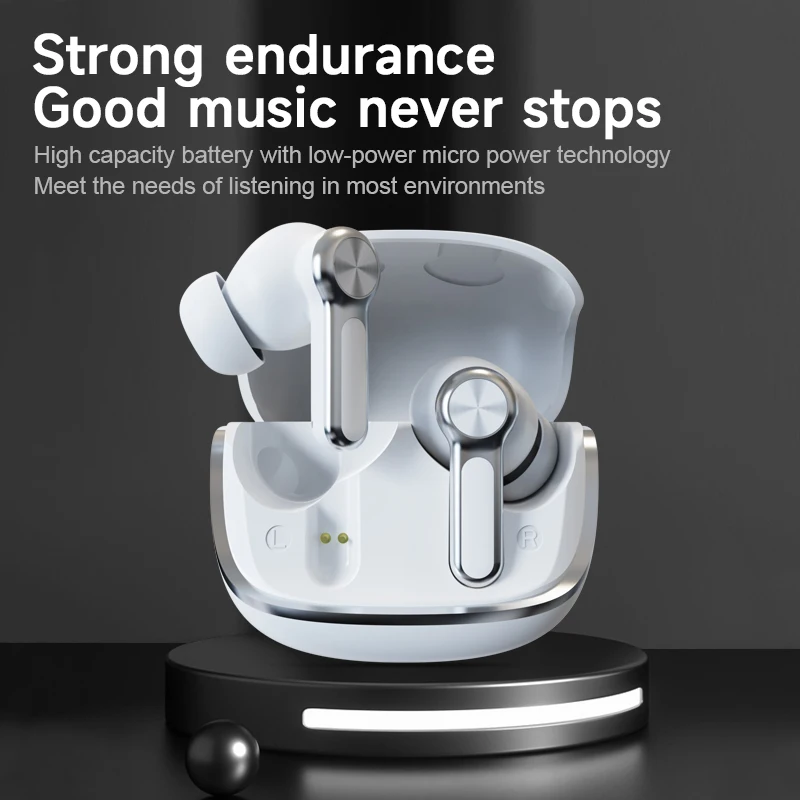 T21 Mission In-Ear TWS ENC Wireless Earbuds BT5.4 Gaming Headphones Earphones Factory Direct Price Manufacturer - Image 2