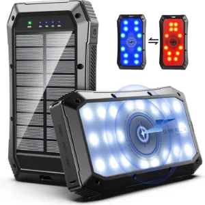 ES980S-PD Pover Bank 20000mah Power Add Power Bank 20000 Fast Charge Usb c Solar Powered Led Light Powrebank Charger