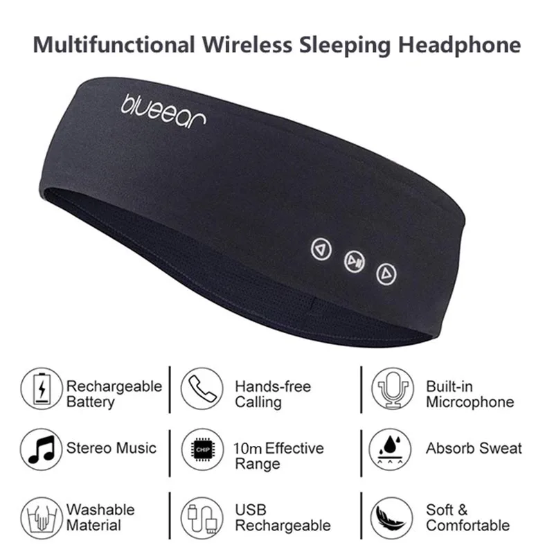 Running Headscarf Music Headband Hifi Stereo Sport Headset Sport Headsets Wireless - Image 3