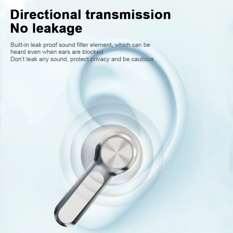 T21 Mission In-Ear TWS ENC Wireless Earbuds BT5.4 Gaming Headphones Earphones Factory Direct Price Manufacturer - Image 6