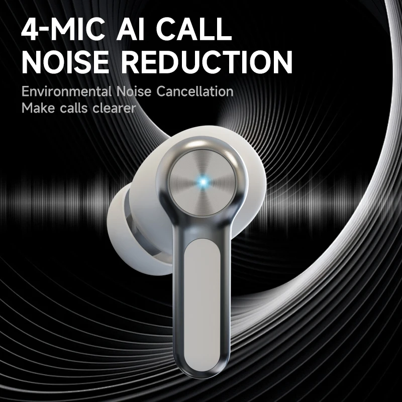 T21 Mission In-Ear TWS ENC Wireless Earbuds BT5.4 Gaming Headphones Earphones Factory Direct Price Manufacturer - Image 5