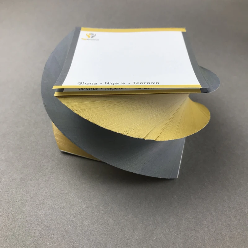 Custom Shipping Container Eco Small Wooden Mini Pallet Block With Sticky Notes Pads Holder Paper 3D Memo Pad Cube Refill Blocks - Image 3