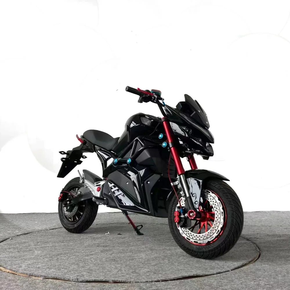 Wholesale 3000W High Speed Electric Motorcycle 80km/h Racing Dirt Electric Bike Motorcycle for Adults - Image 3