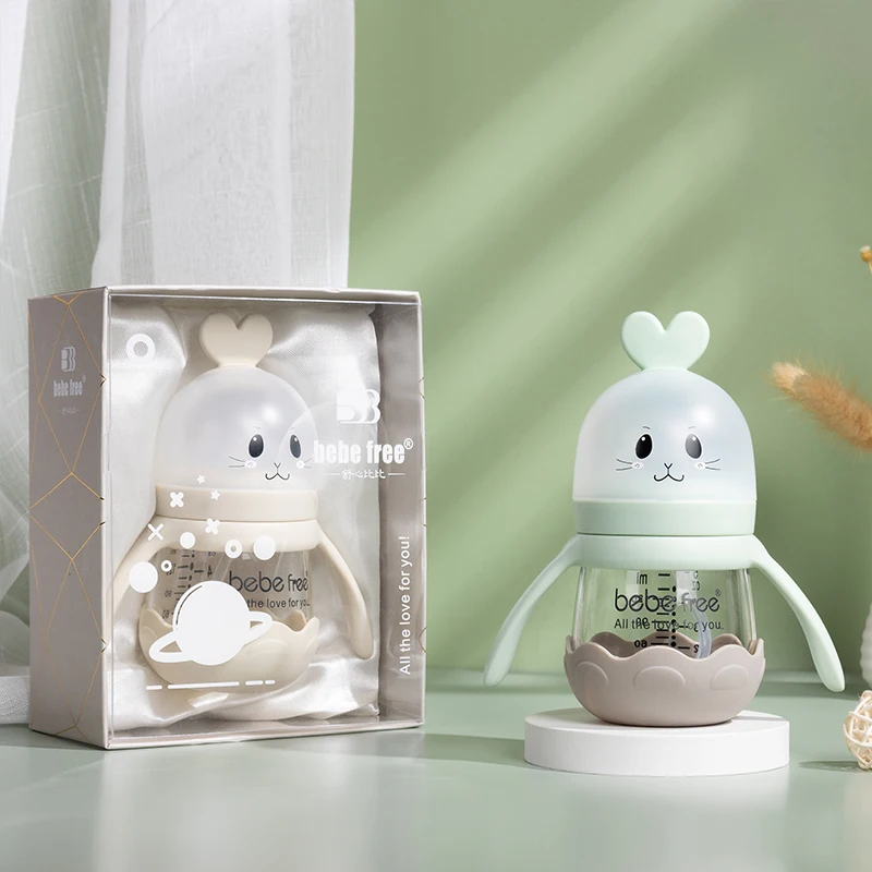 Custom BPA Free Standard Baby Milk Feeding De Glass Bottle Kit for Newborn Mamadeira Para - Image 4