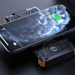 Best Selling Waterproof Dual USB Output Solar Power Bank Fast Charging with Led Flashlight for Outdoor